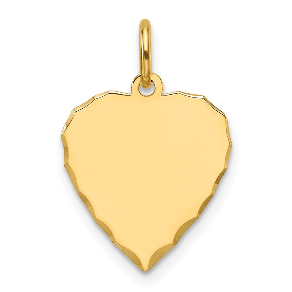 Scalloped Heart Discs