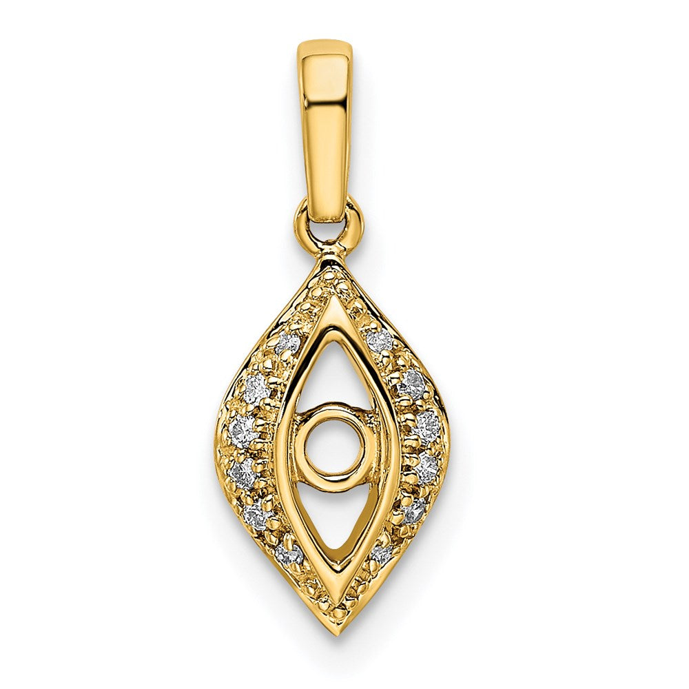 Family Jewelry Birthstone & Diamond Set Pendant