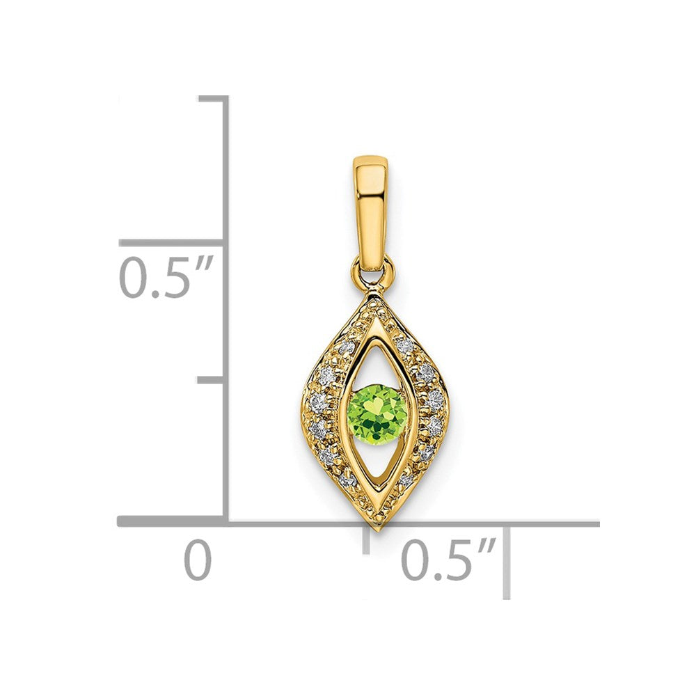 Family Jewelry Birthstone & Diamond Set Pendant