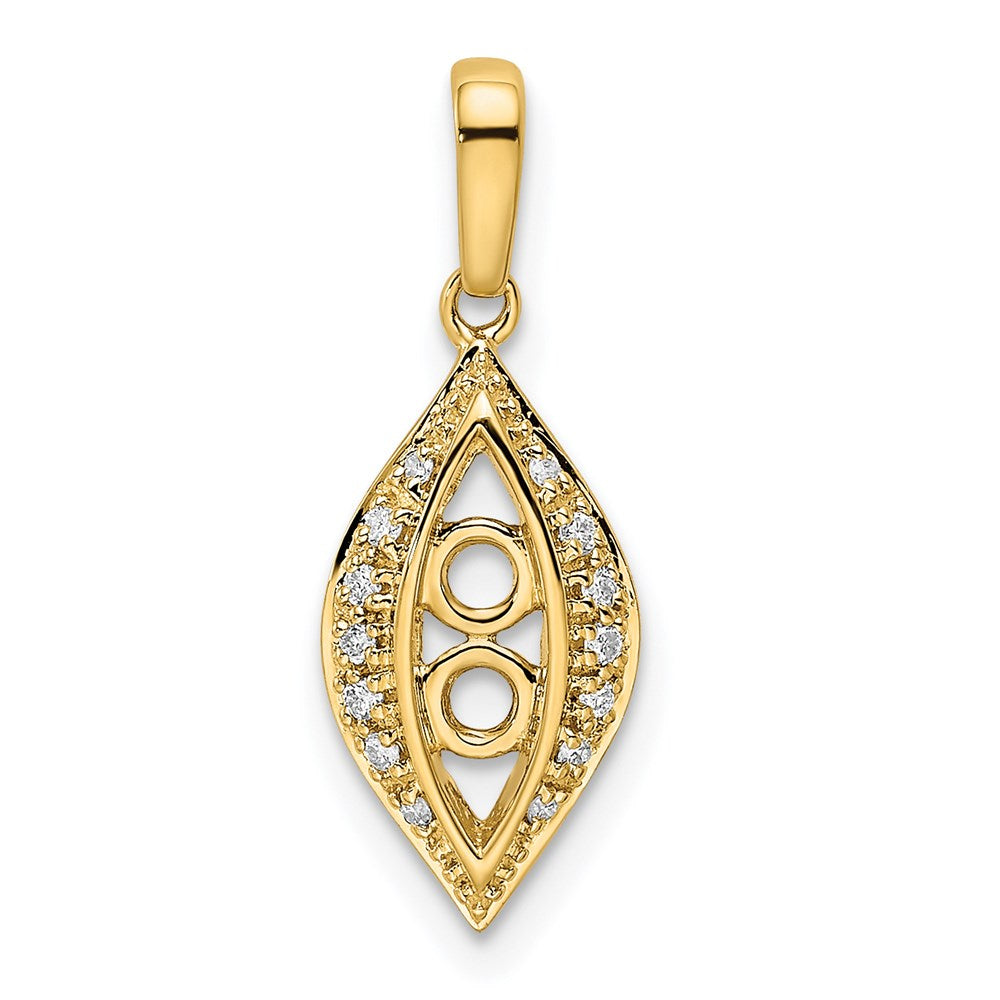 Family Jewelry Birthstone & Diamond Set Pendant