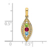 Family Jewelry Birthstone & Diamond Set Pendant