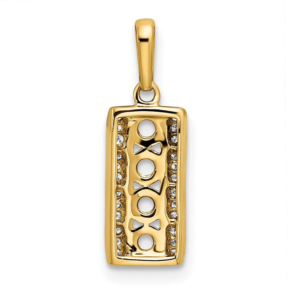 Family Jewelry Diamond Semi-Set Pendant