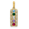 Family Jewelry Diamond Semi-Set Pendant
