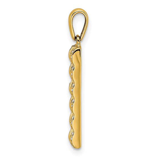 Family Jewelry Diamond Semi-Set Pendant