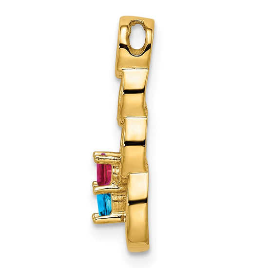 Family Pendant with Birthstones