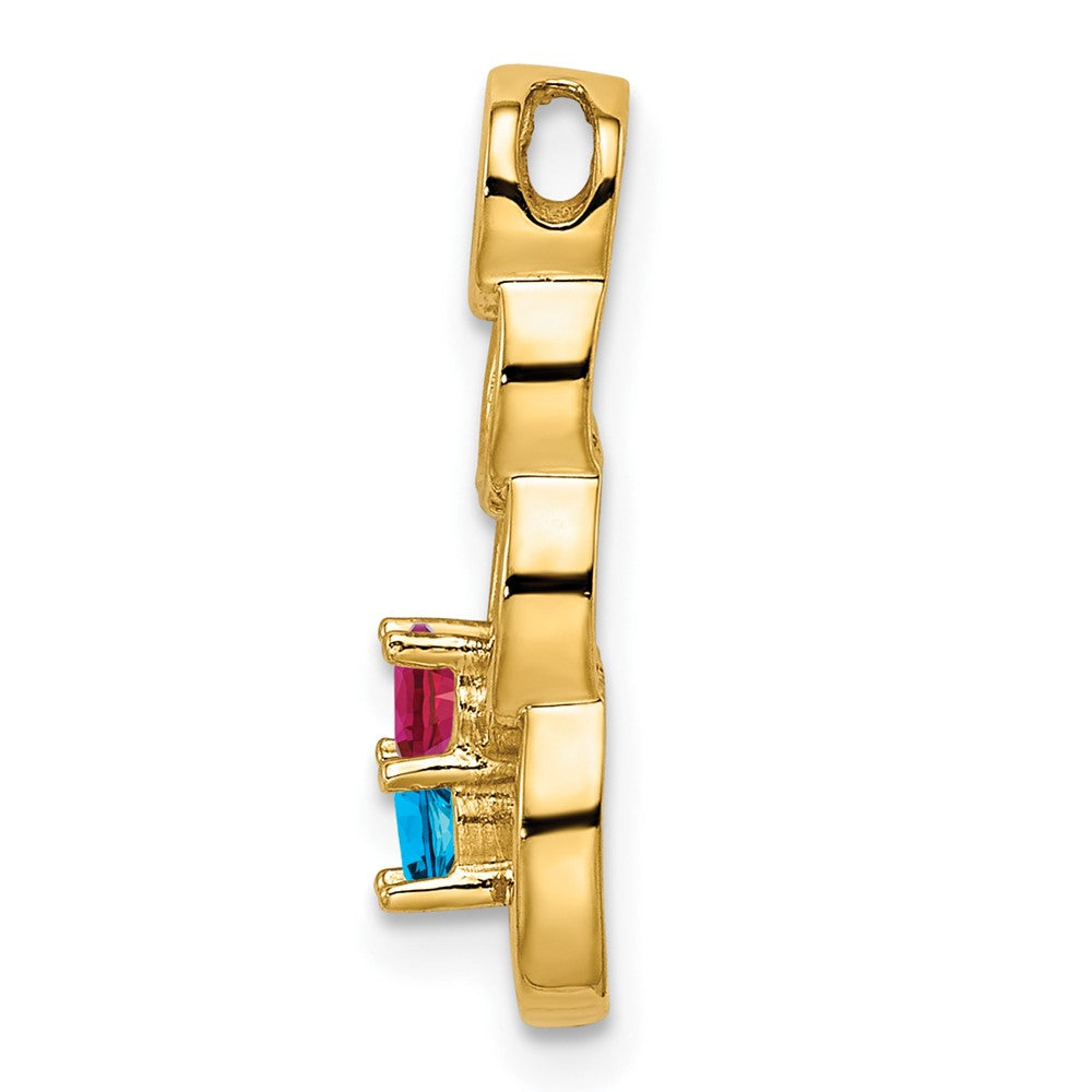 Family Pendant with Birthstones