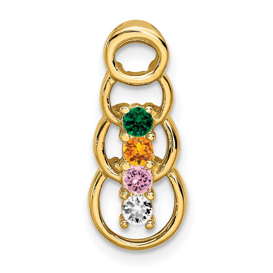 Family Pendant with Birthstones