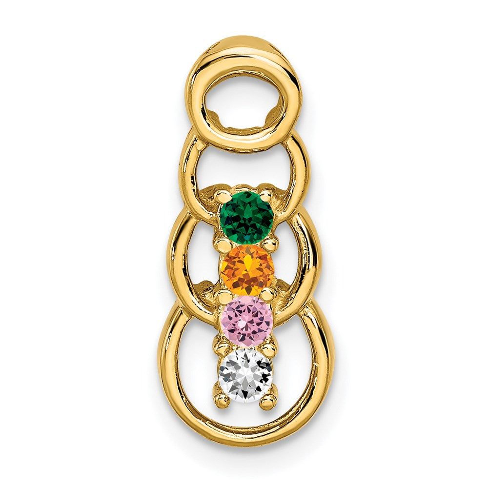 Family Pendant with Birthstones