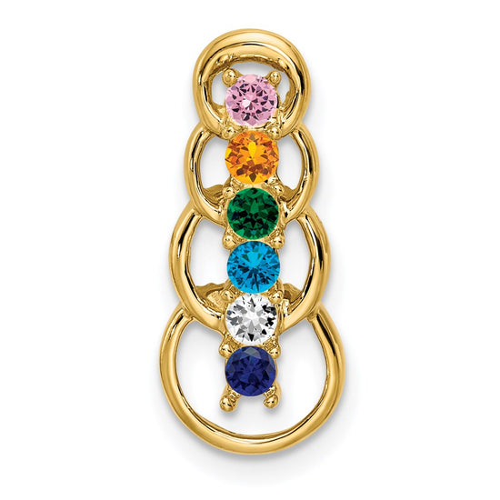 Family Pendant with Birthstones