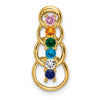 Family Pendant with Birthstones