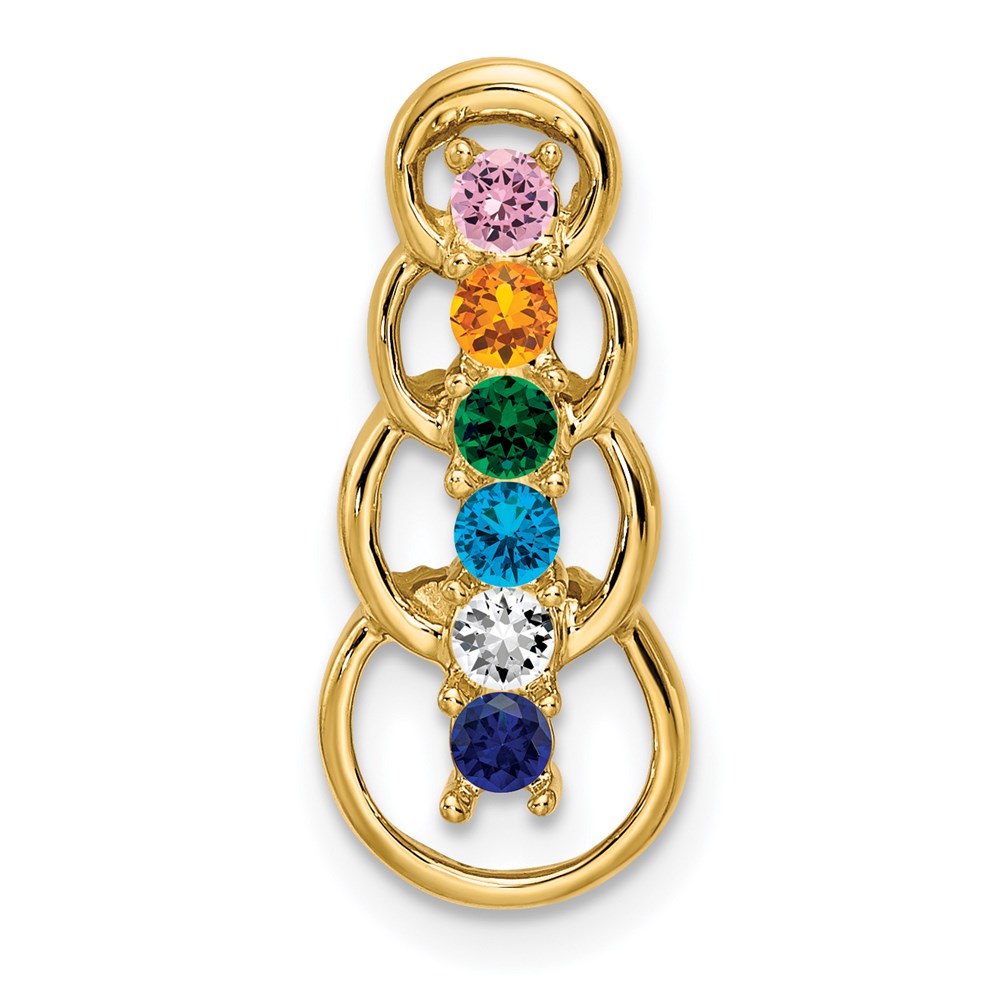 Family Pendant with Birthstones