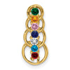 Family Pendant with Birthstones