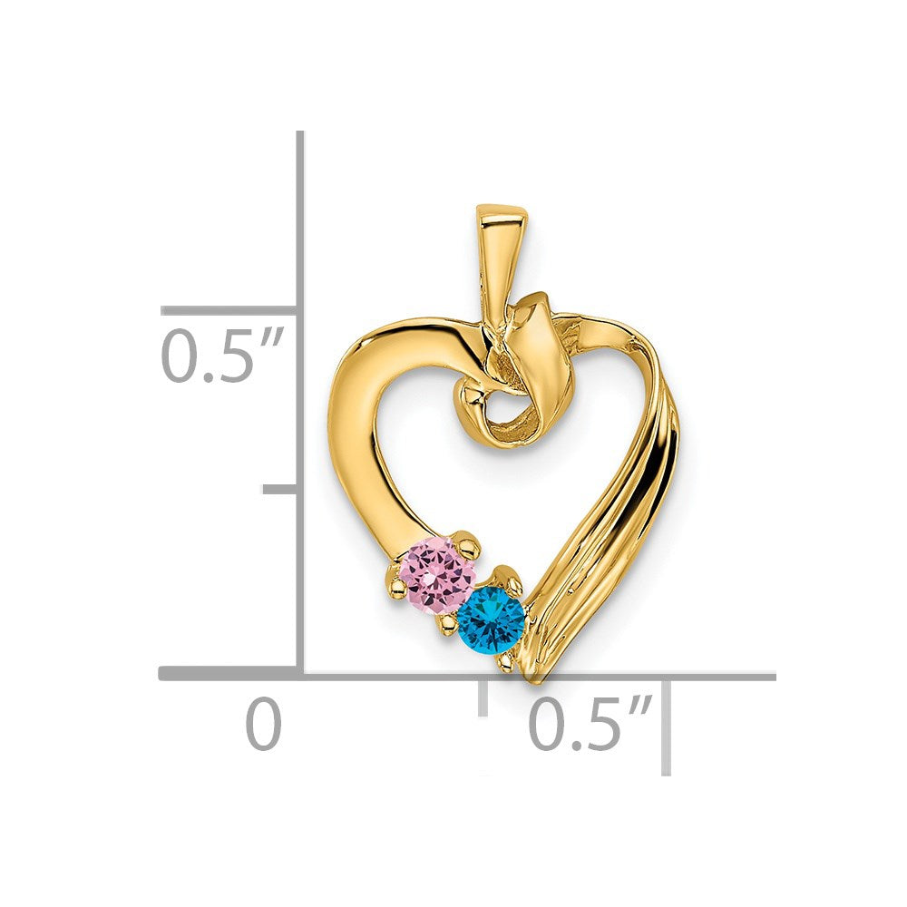 Family Pendant with Birthstones