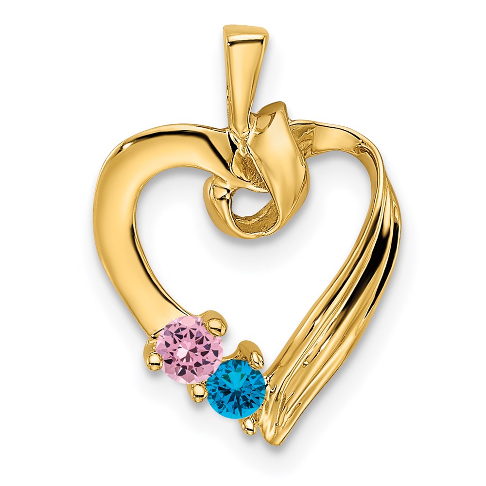 Family Pendant with Birthstones