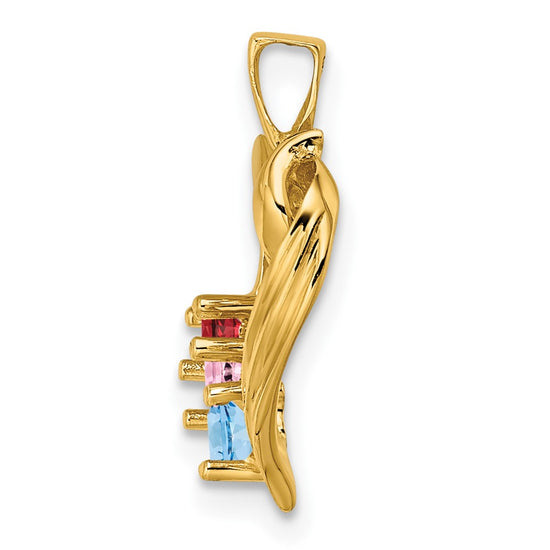 Family Pendant with Birthstones