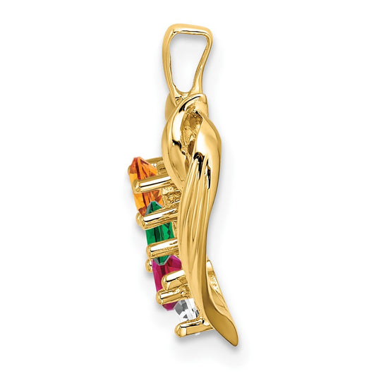 Family Pendant with Birthstones