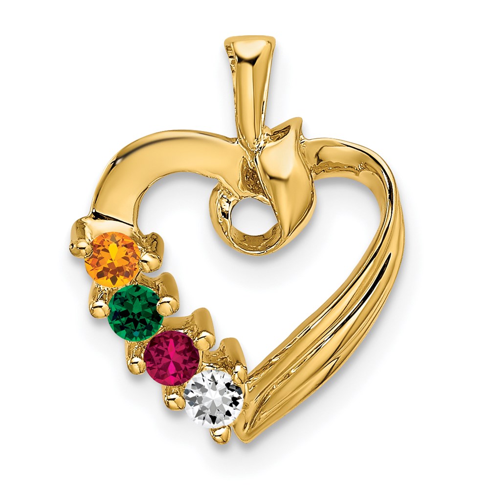 Family Pendant with Birthstones