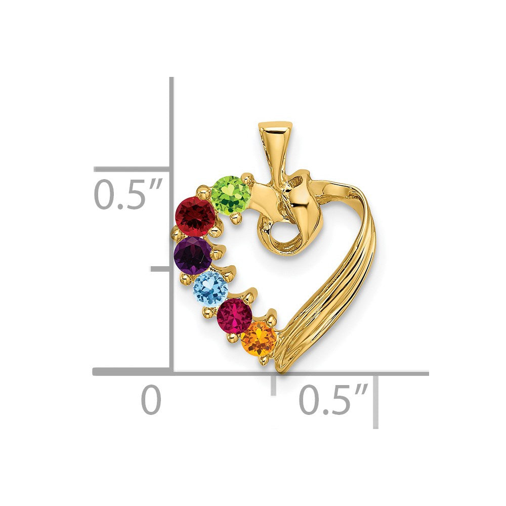 Family Pendant with Birthstones