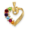 Family Pendant with Birthstones