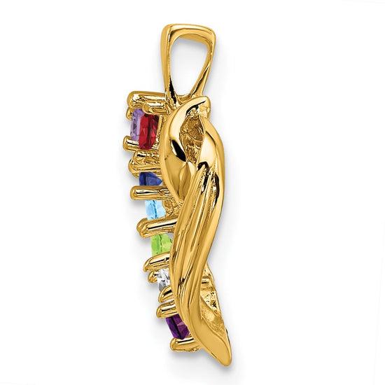 Family Pendant with Birthstones