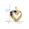 Family Pendant with Birthstones