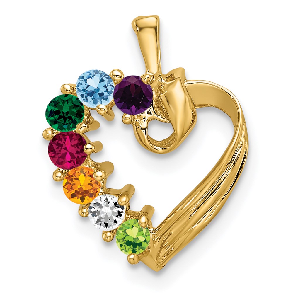 Family Pendant with Birthstones