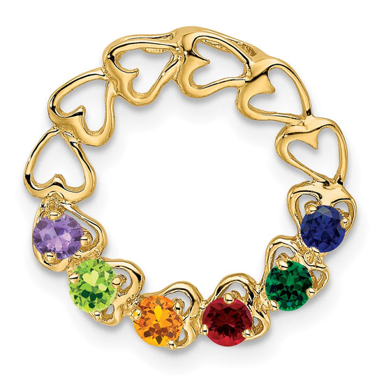 Family Pendant with Birthstones