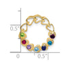 14k 7 Stone Family Pendant Mounting