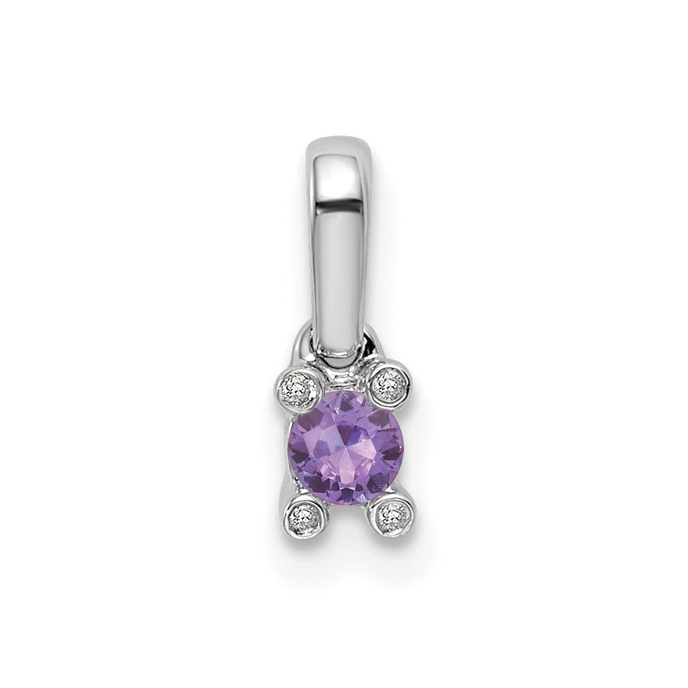 Family Jewelry Birthstone & Diamond Set Pendant