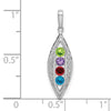 Family Jewelry Birthstone & Diamond Set Pendant