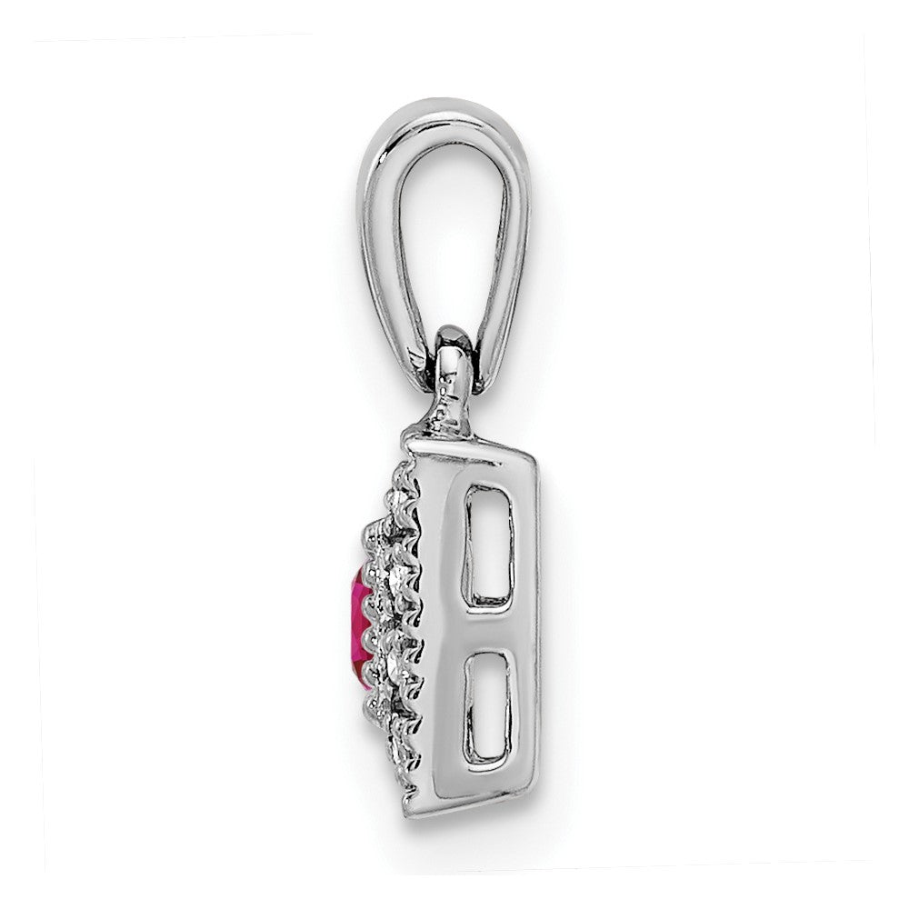 Family Jewelry Diamond Semi-Set Pendant