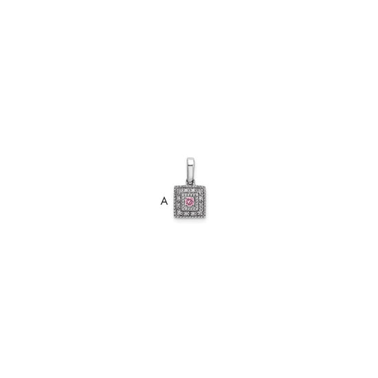 Family Jewelry Diamond Semi-Set Pendant