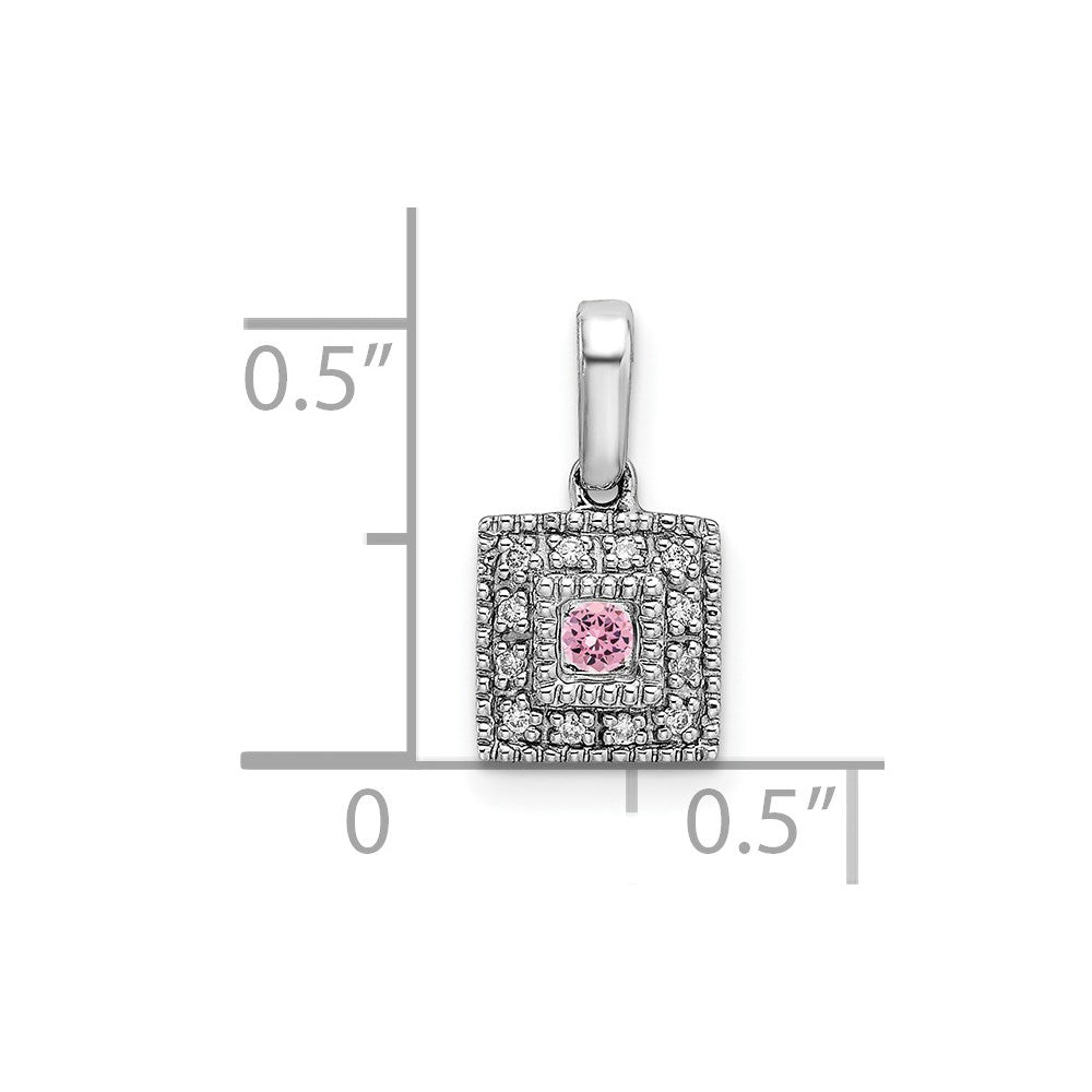 Family Jewelry Diamond Semi-Set Pendant
