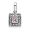 Family Jewelry Diamond Semi-Set Pendant