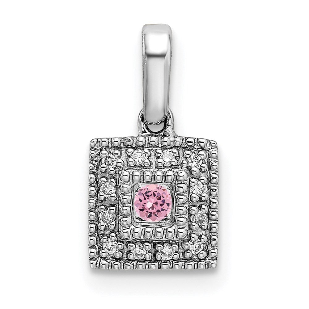 Family Jewelry Diamond Semi-Set Pendant