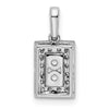 Family Jewelry Diamond Semi-Set Pendant