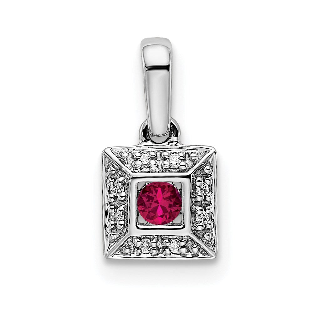 Family Jewelry Birthstone & Diamond Set Pendant