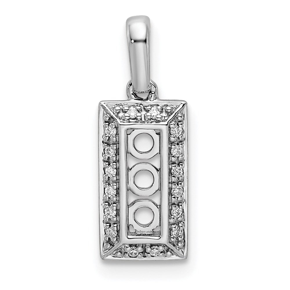 Family Jewelry Birthstone & Diamond Set Pendant