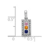 Family Jewelry Birthstone & Diamond Set Pendant