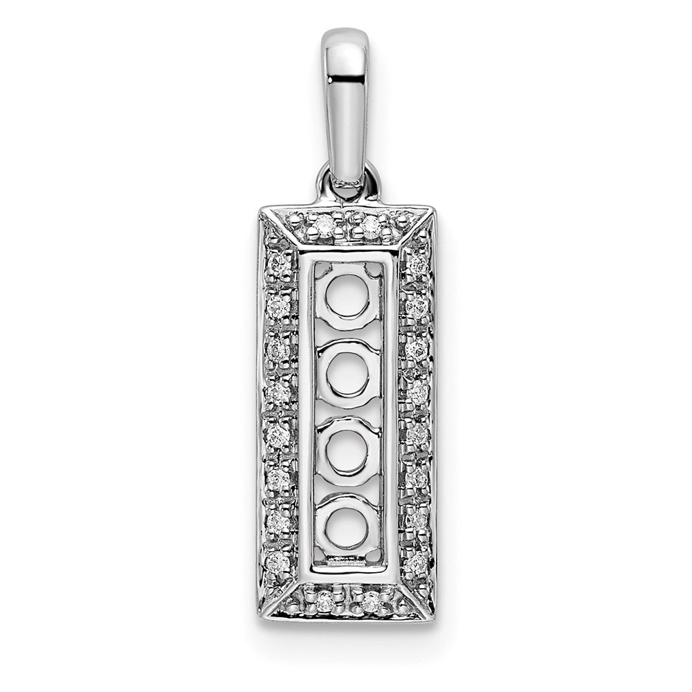 Family Jewelry Birthstone & Diamond Set Pendant