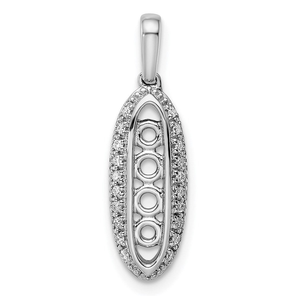 Family Jewelry Birthstone & Diamond Set Pendant