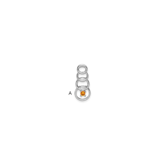 Family Pendant with Birthstones