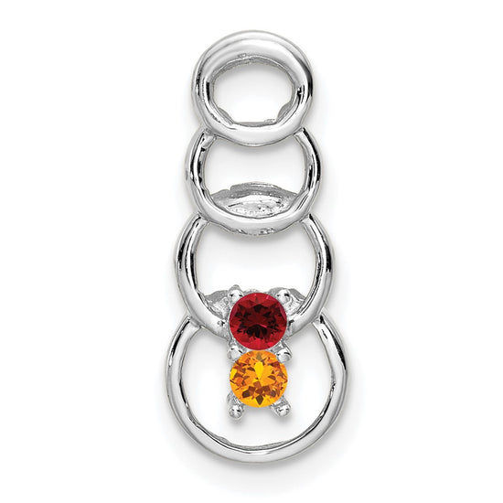 Family Pendant with Birthstones