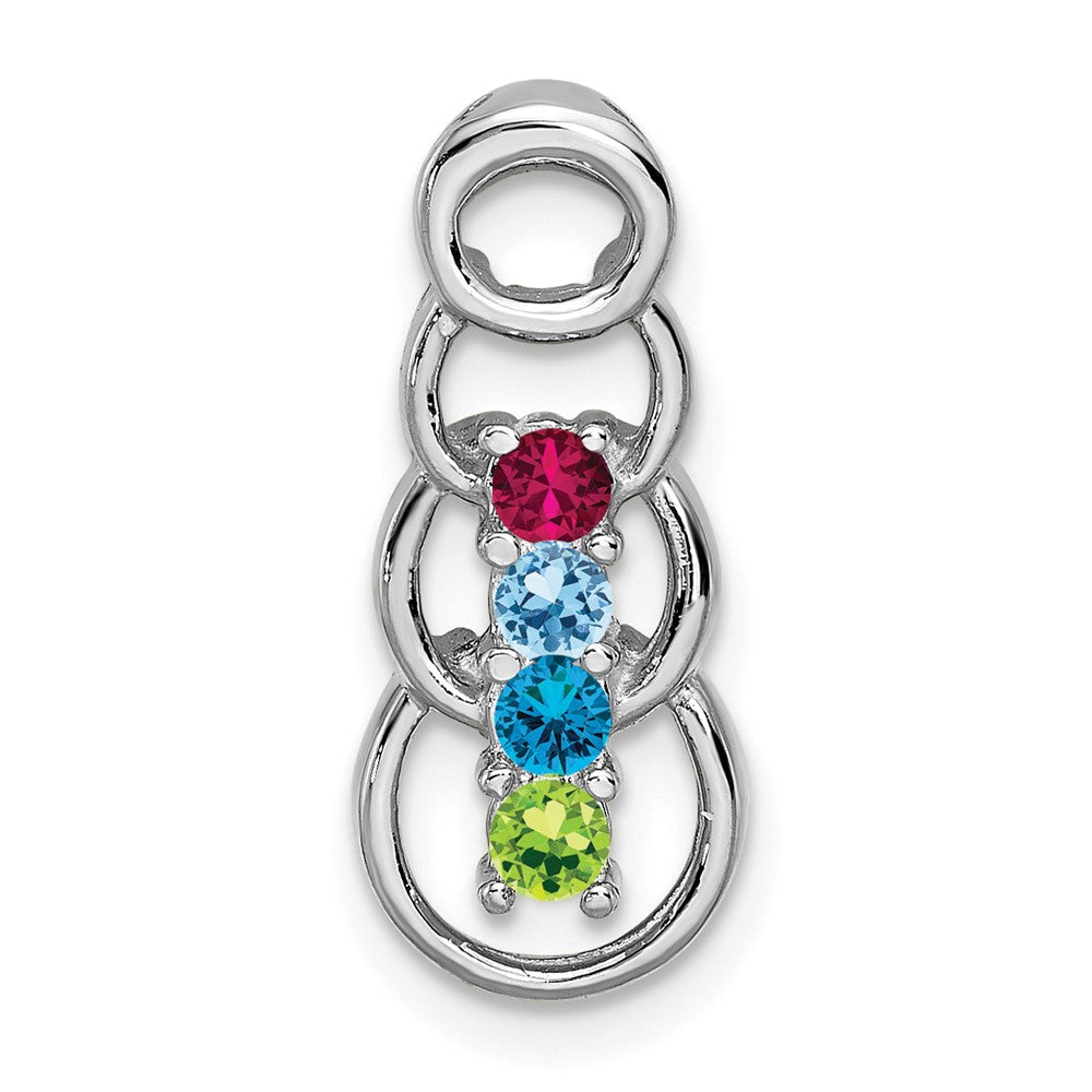 Family Pendant with Birthstones