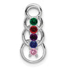 Family Pendant with Birthstones