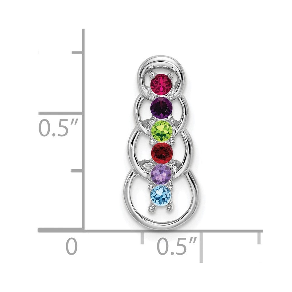 Family Pendant with Birthstones