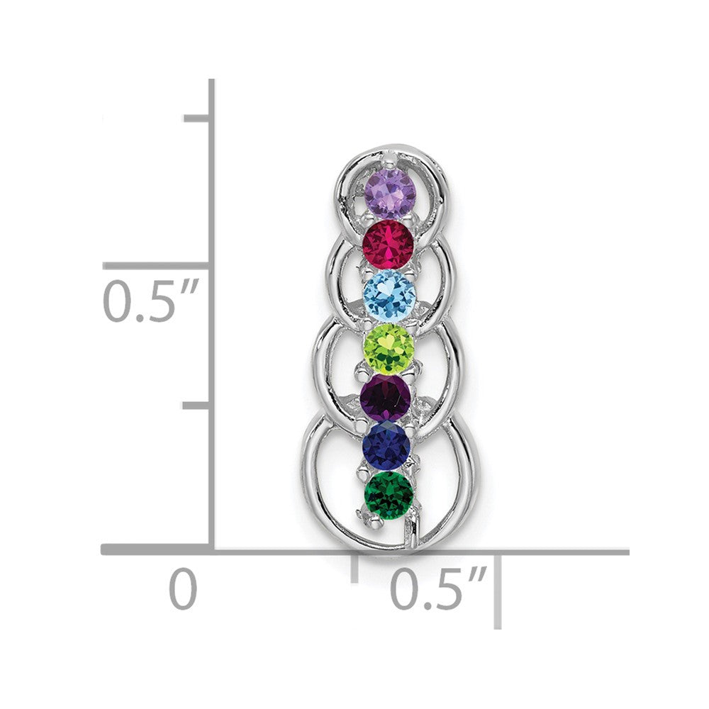 Family Pendant with Birthstones