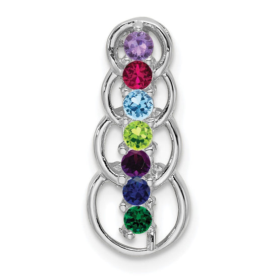 Family Pendant with Birthstones