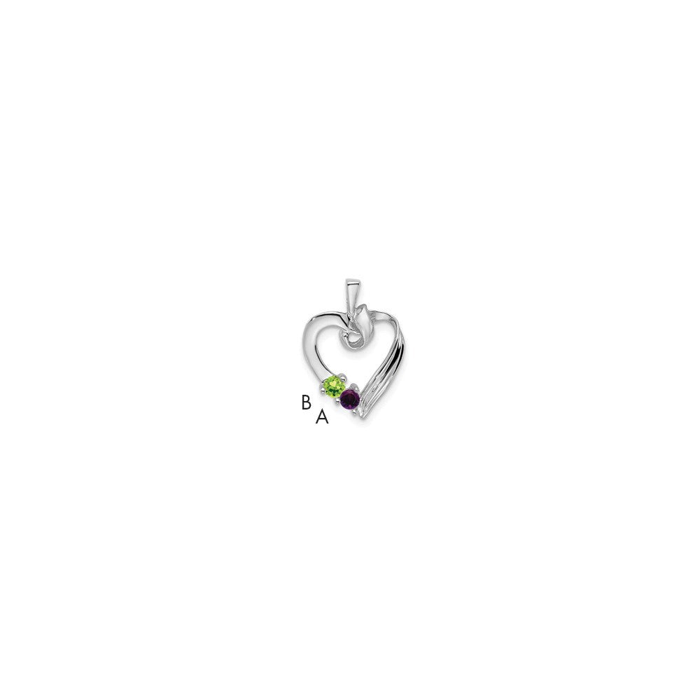 Family Pendant with Birthstones