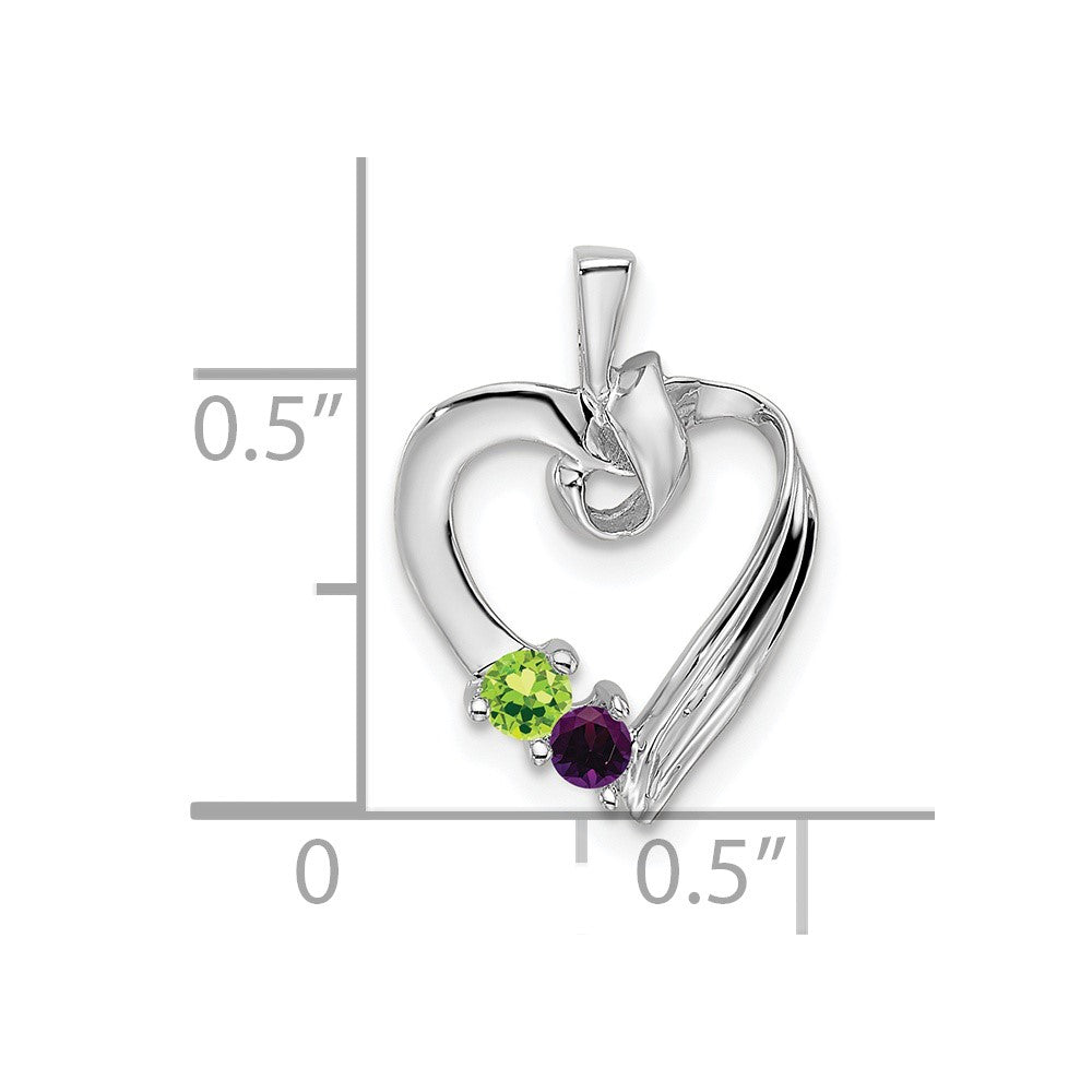 Family Pendant with Birthstones